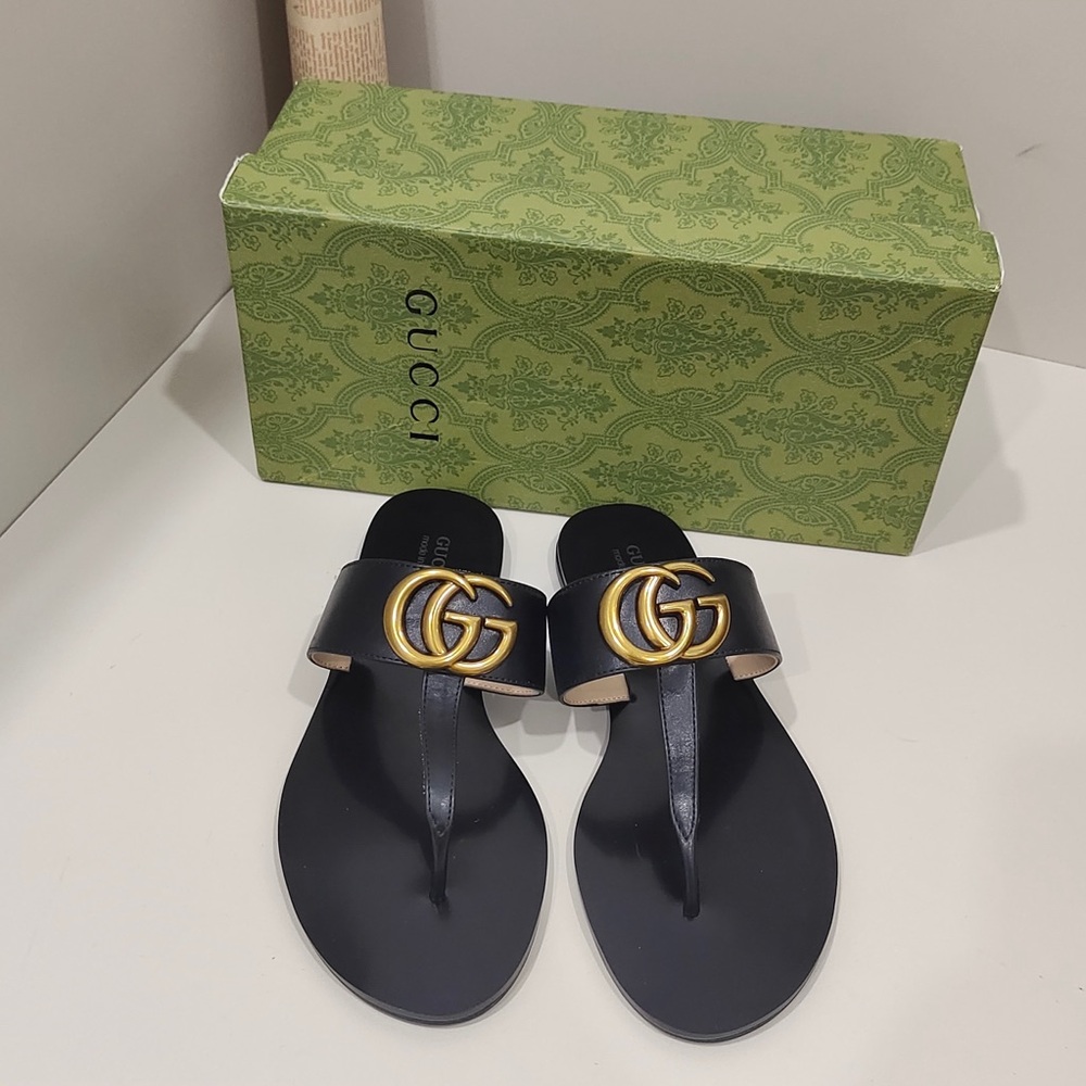 Gucci black sandals